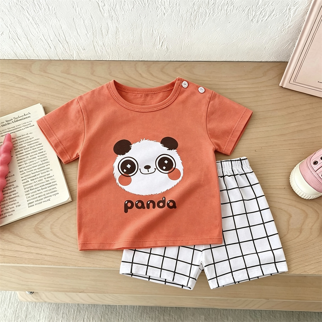 Baby Clothing Designer - Cute Tshirt+Shorts 2pcs Toddler New Design