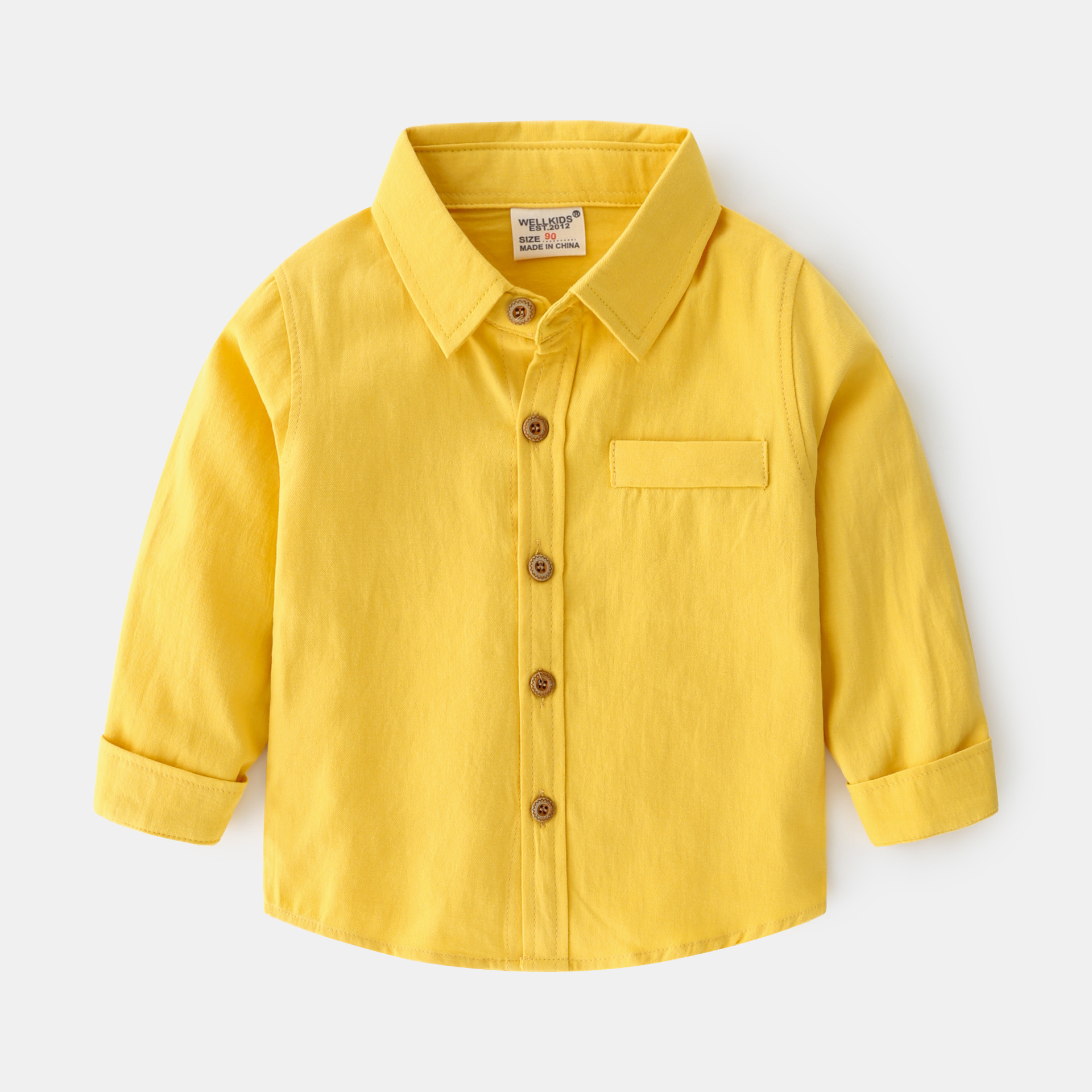 Baby Clothing Korea - Cute Yellow Shirts for Boys Girls