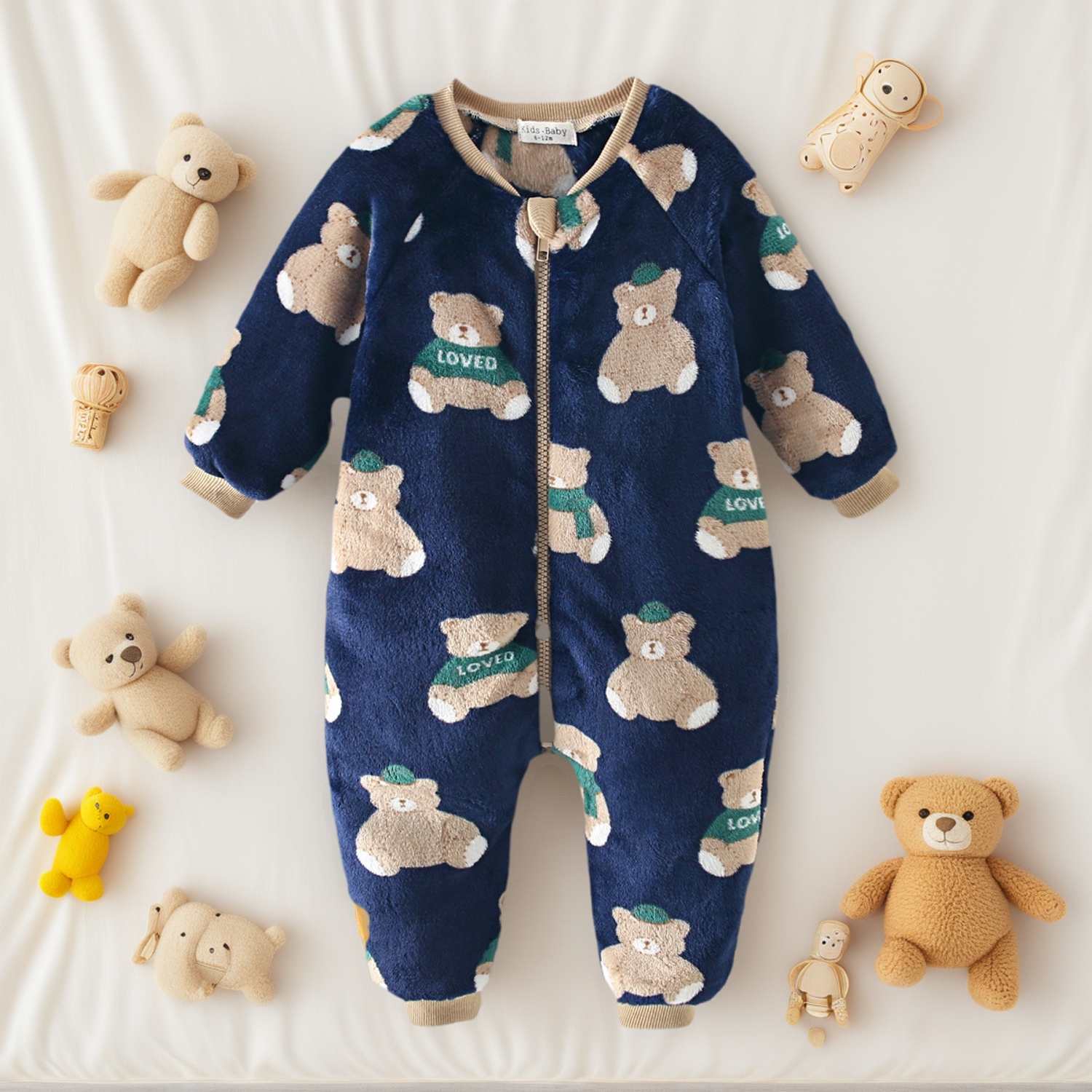 Baby Clothing Winter - Warm Baby Rompers Clothing Cozy Cute