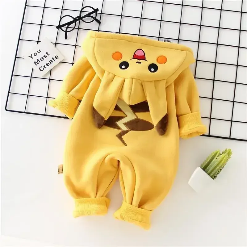 Baby Clothing Winter - New Cute Cartoon Pokemon Pikachu Baby