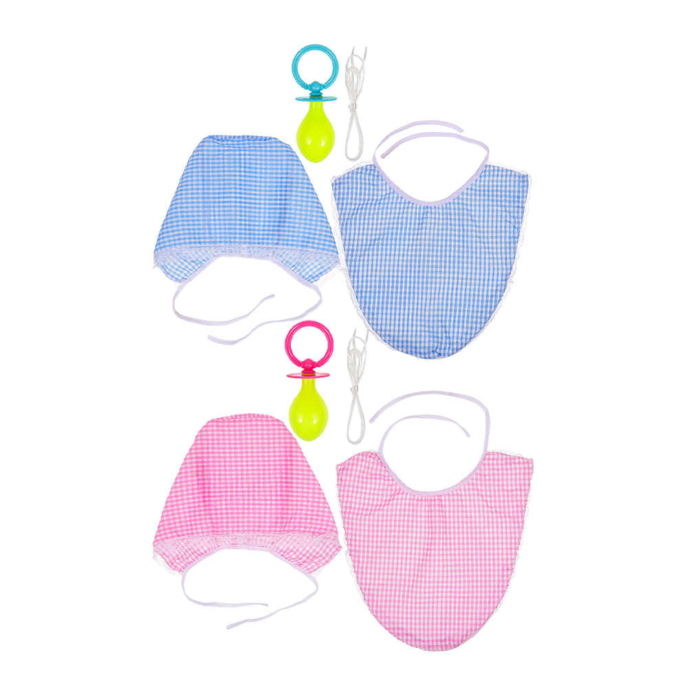 Baby Clothing Designer - 2 Sets Baby Clothing Bib Hats