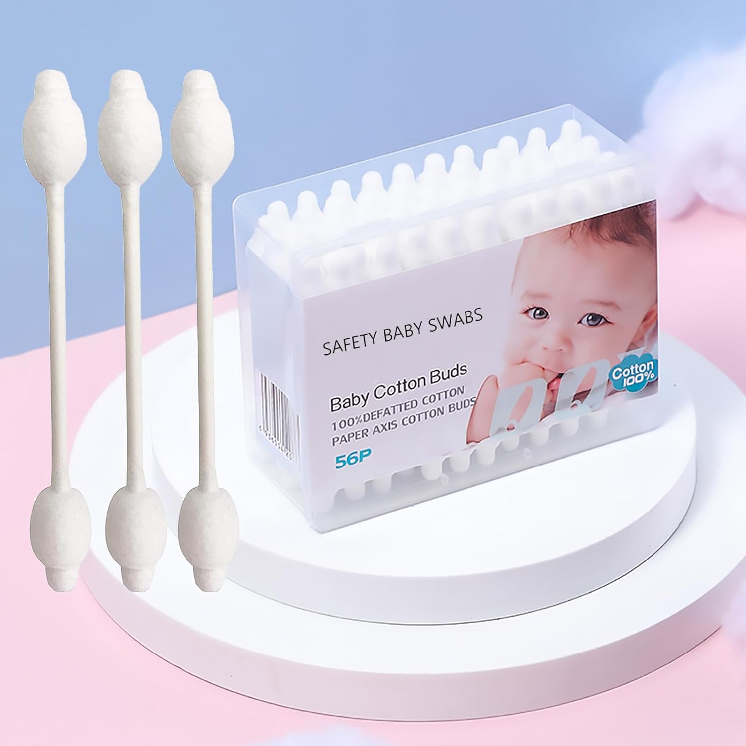 Baby Xl - Safety Cotton Swabs with Large Tips