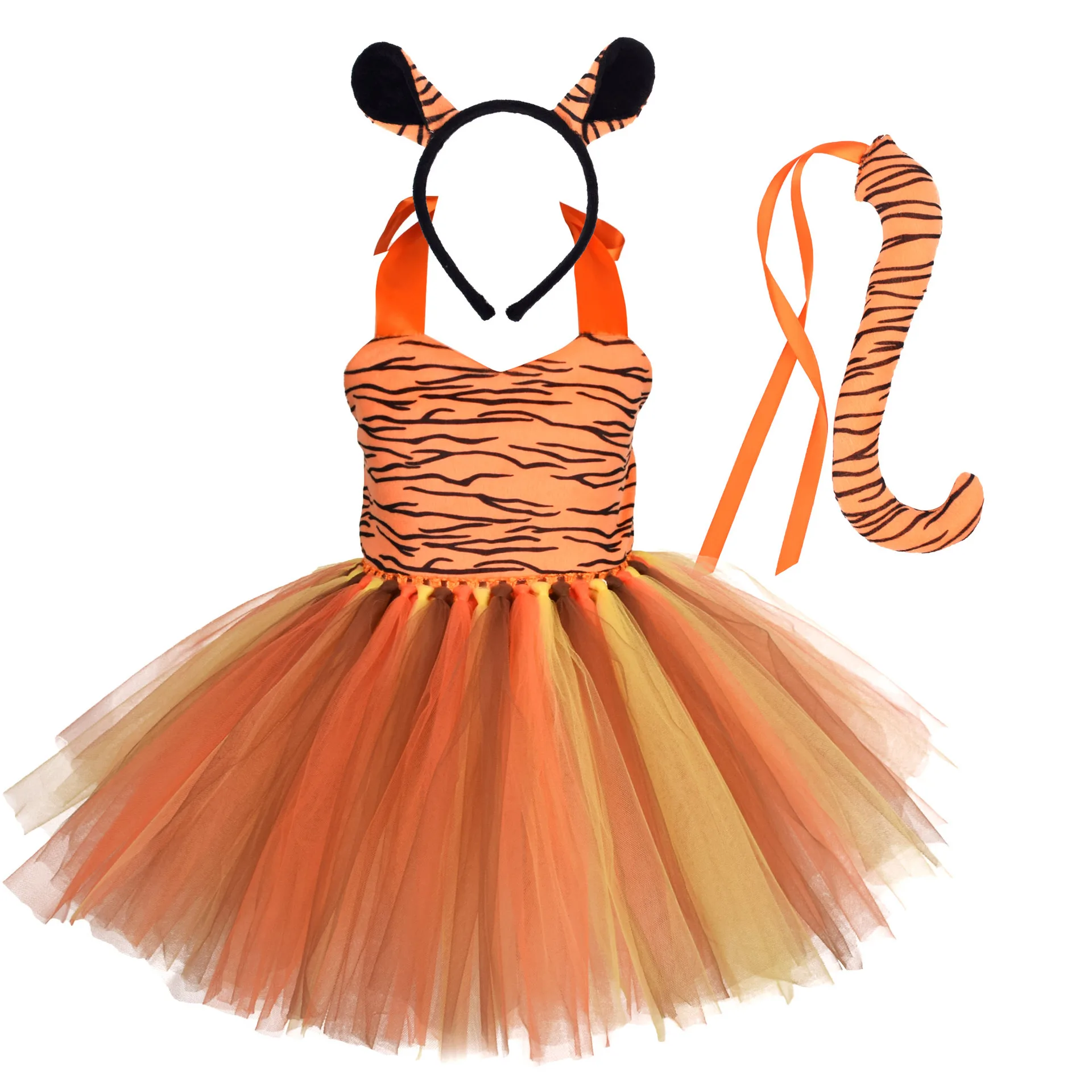 Baby Clothing For Girls - Tiger Costume for Baby Kids Forest