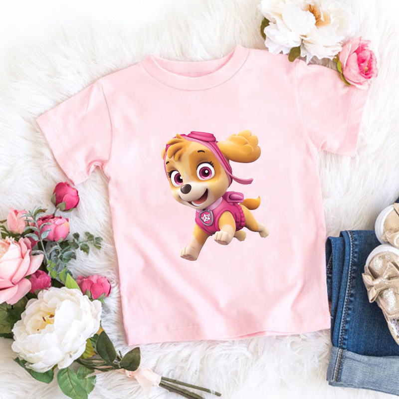 Paw Patrols Girl T Shirt Pink  - огляд і ціна Baby Clothing Korea