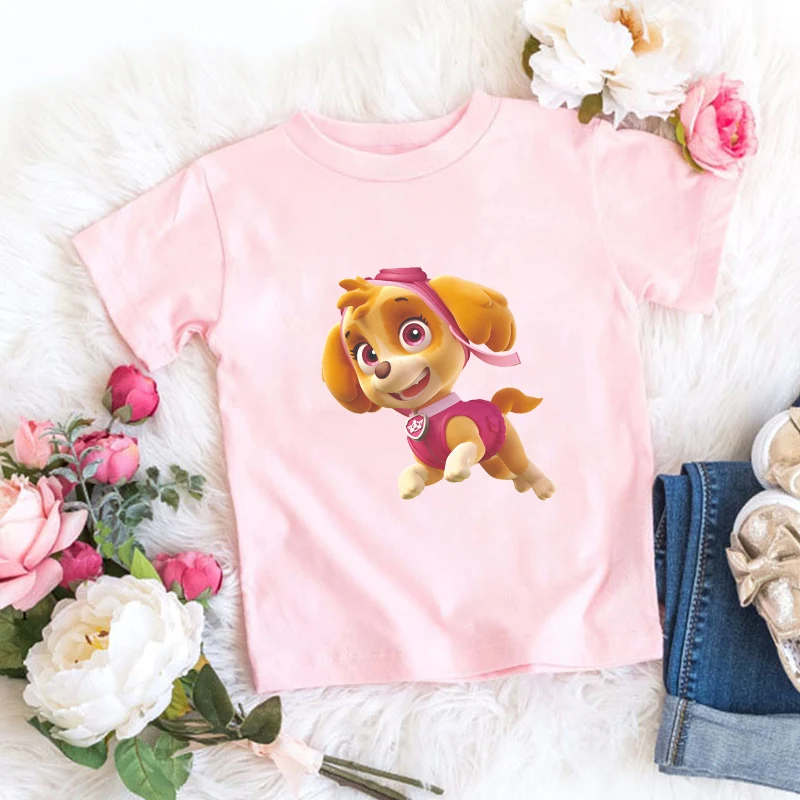 Paw Patrols Girl T Shirt Pink  - огляд і ціна Baby Clothing Korea
