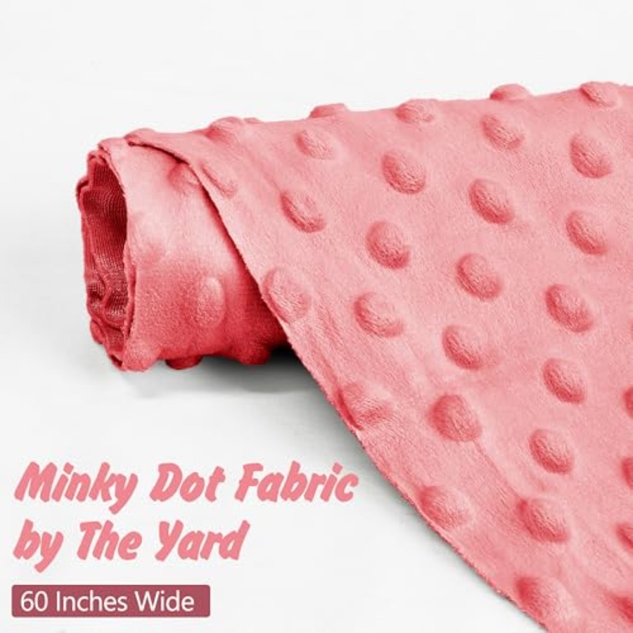 Minky Dot Fabric by The Yard x - огляд і ціна Baby X Clothing