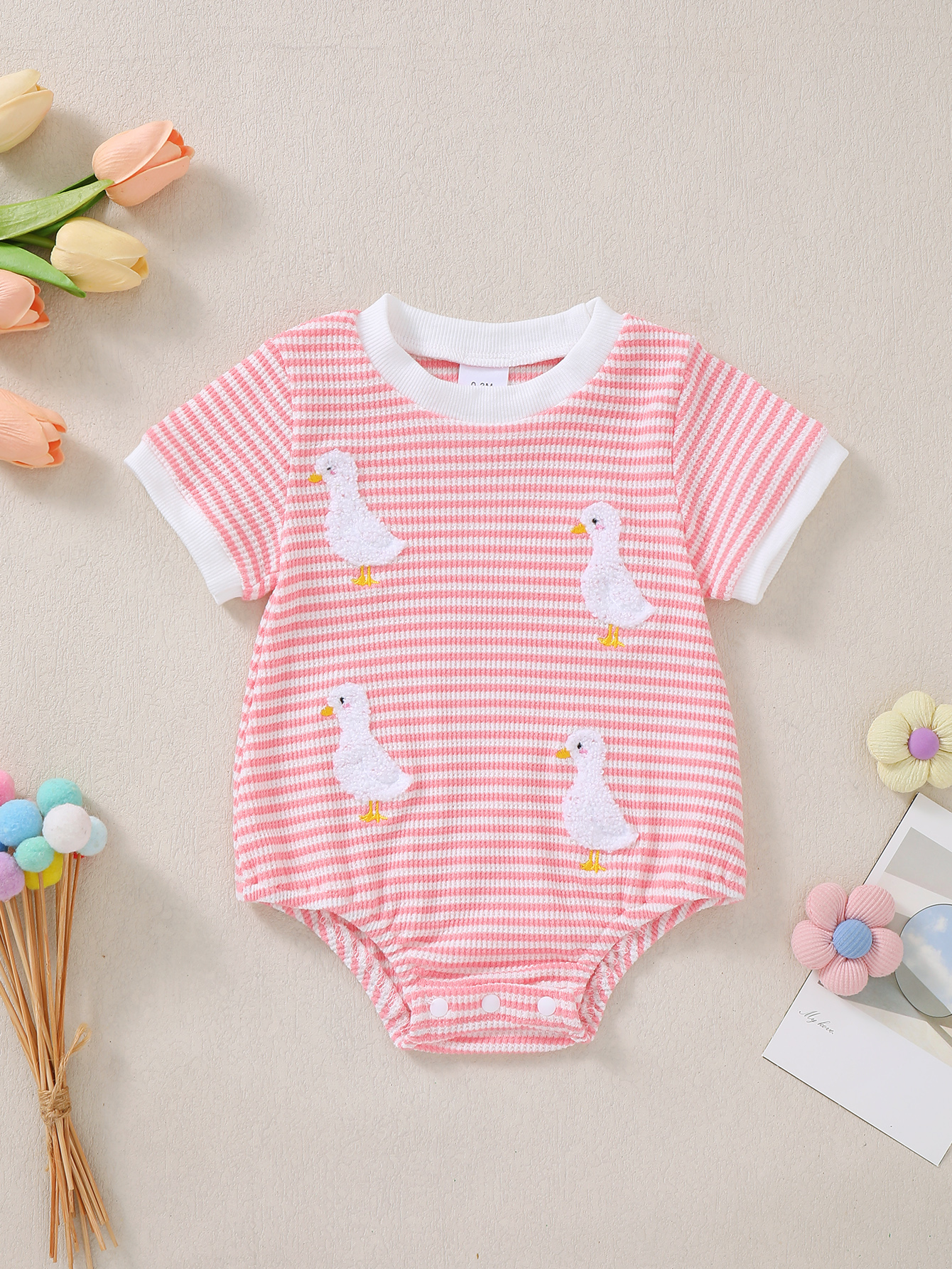 Baby Girl Summer Pink Stripes  - огляд і ціна Baby Clothing Designer