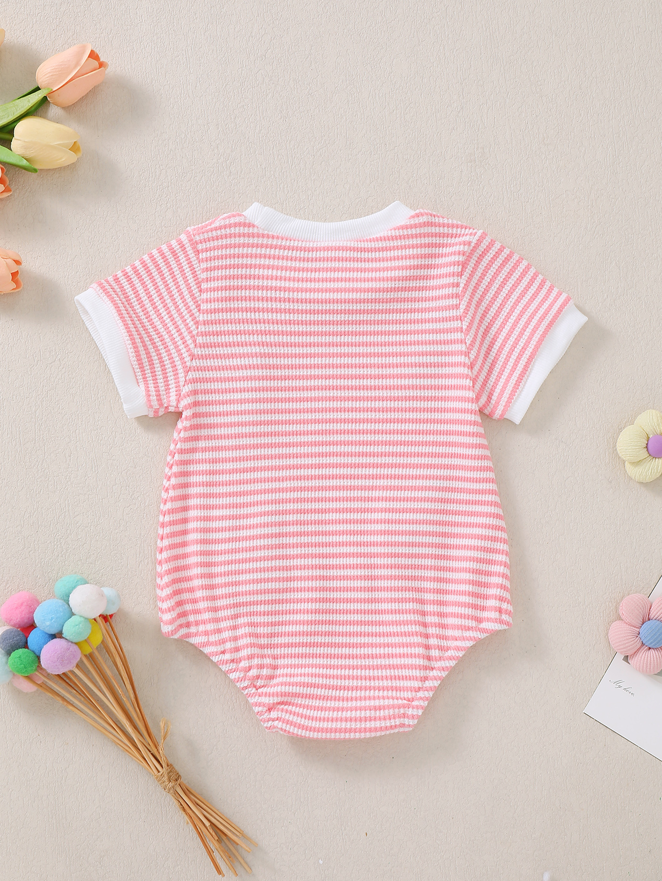 Baby Girl Summer Pink Stripes  - огляд і ціна Baby Clothing Designer