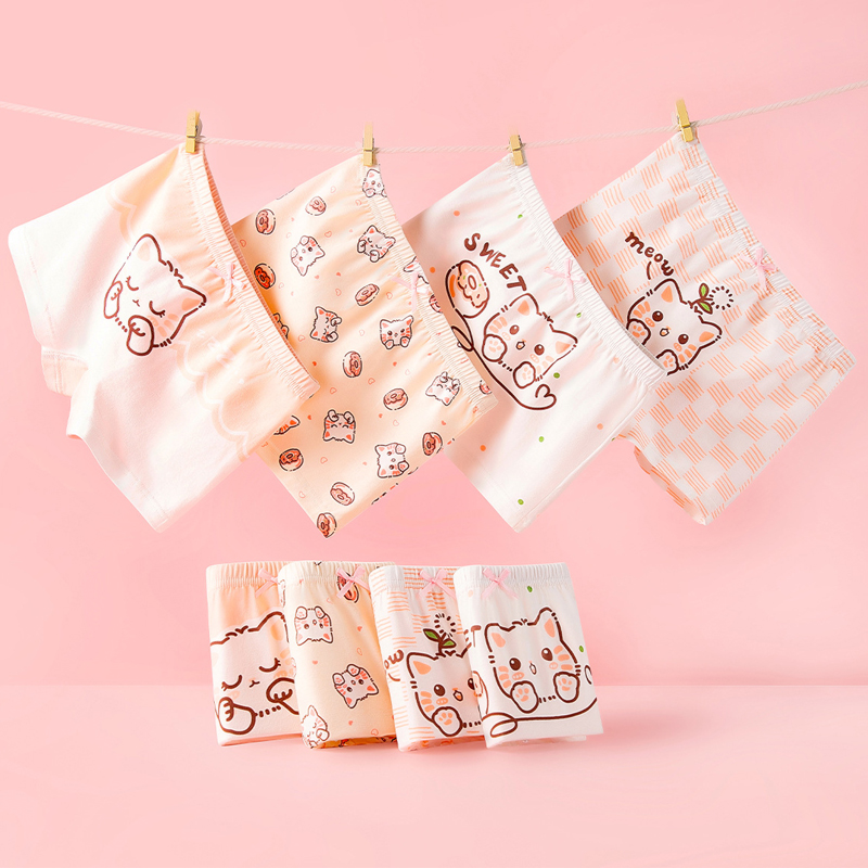 4pcs Cotton Girls Soft Panties - огляд і ціна Baby Xl