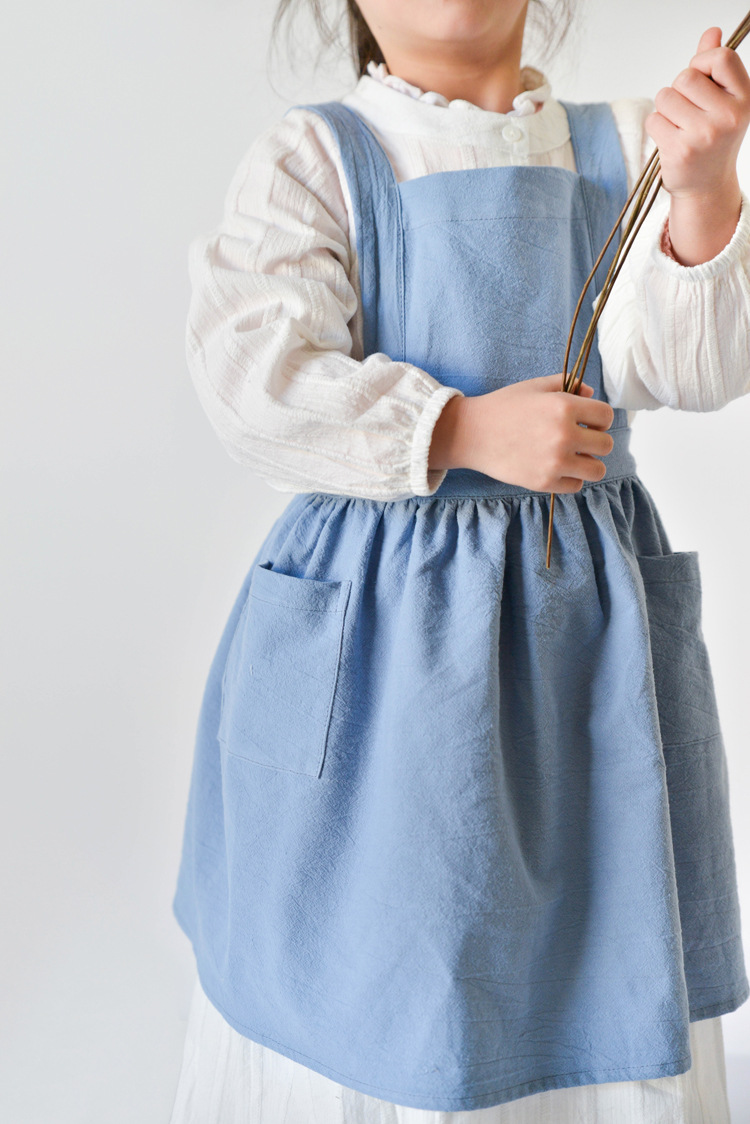 Kids Cotton Apron Dress Parent - огляд і ціна Baby Clothing Korea