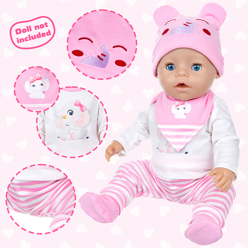 Doll Clothes 16-18Inch/40-45cm - огляд і ціна Baby Clothing For Girls