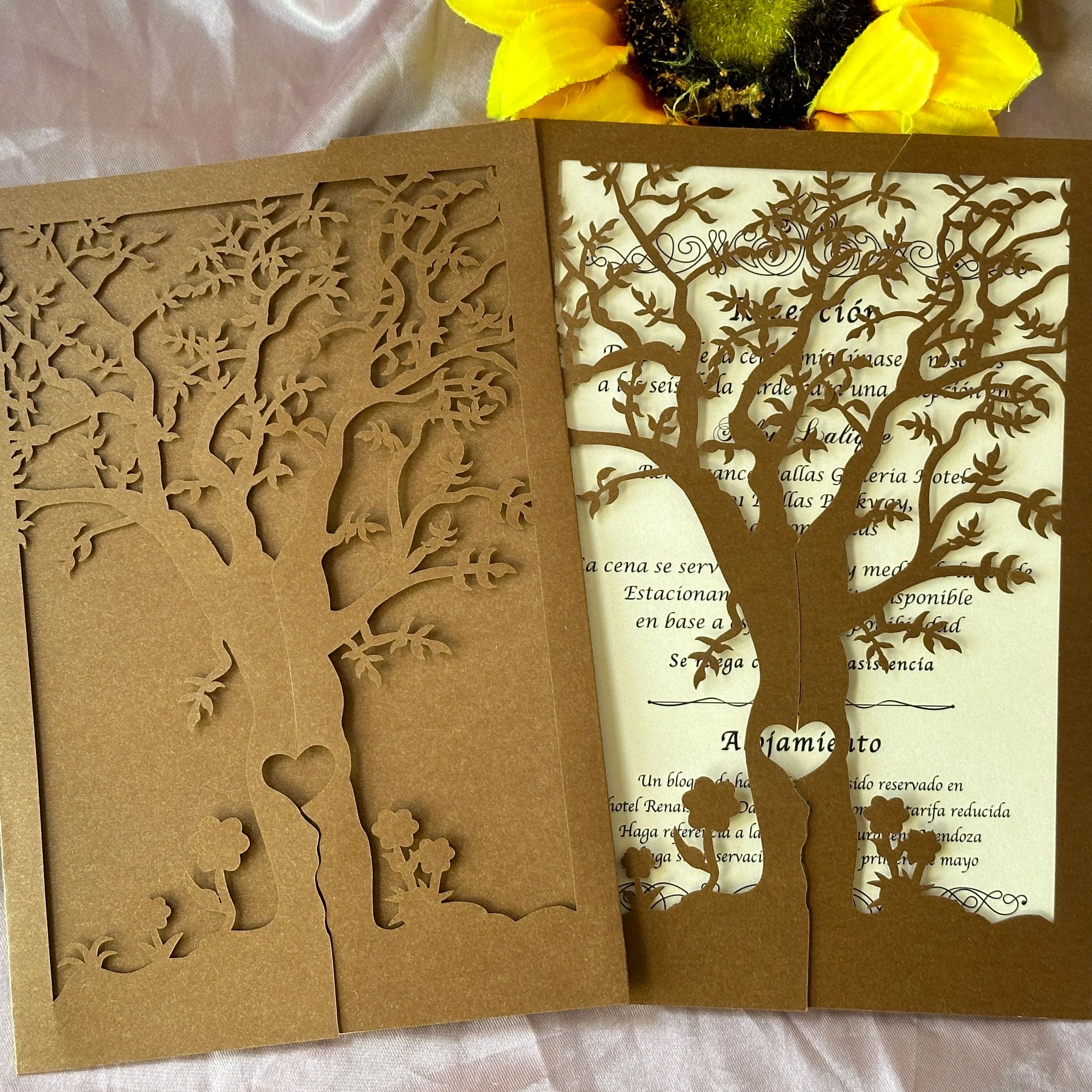 10pcs Elegant Laser Cut Tree W - огляд і ціна Baby Zebra Clothing
