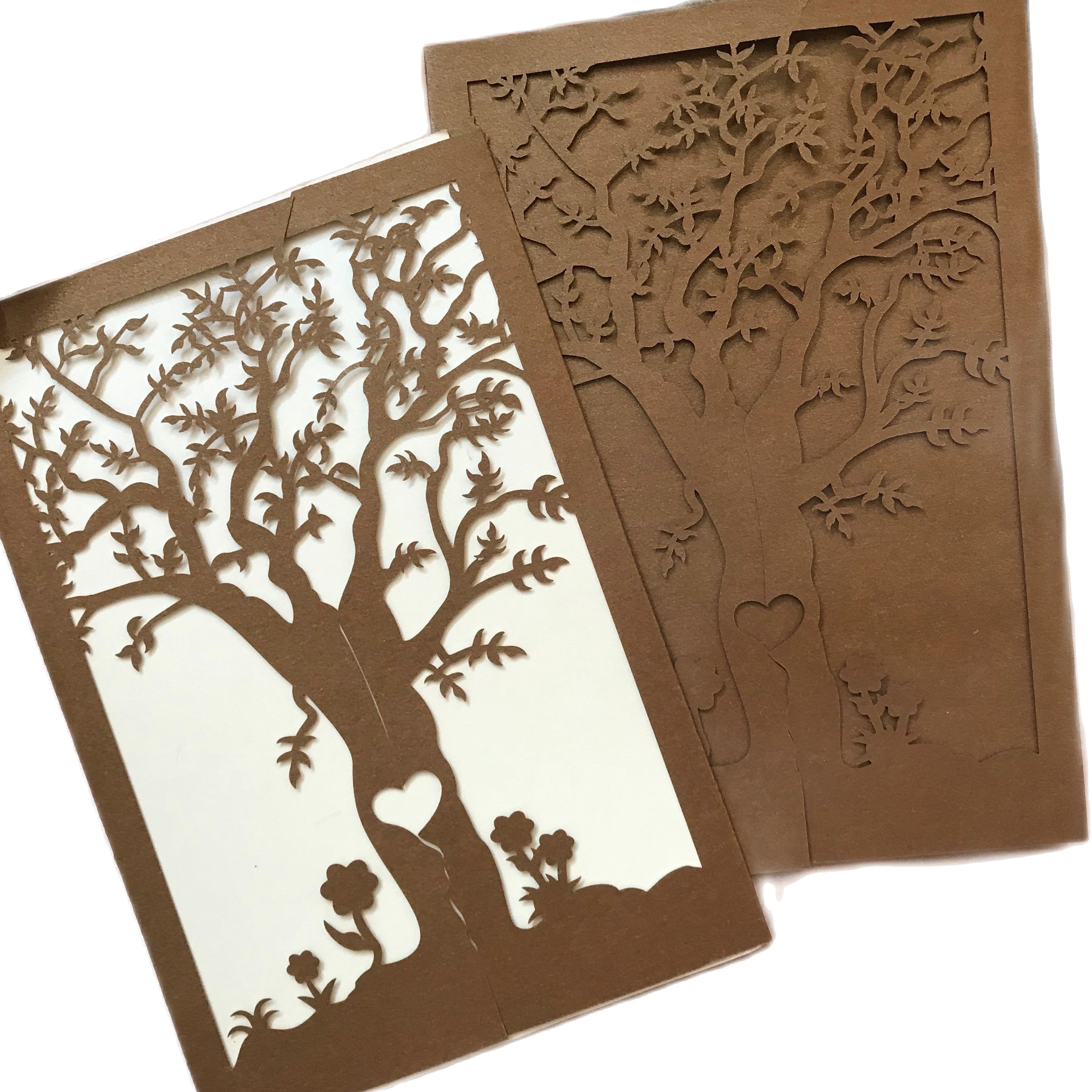 10pcs Elegant Laser Cut Tree W - огляд і ціна Baby Zebra Clothing