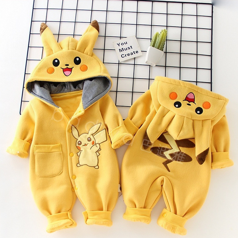 New Cute Cartoon Pokemon Pikac - огляд і ціна Baby Clothing Winter