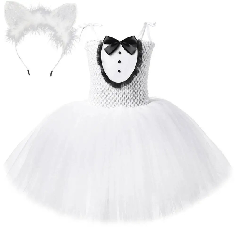 White Black Cat Tutu Dress for - огляд і ціна Baby Clothing For Girls