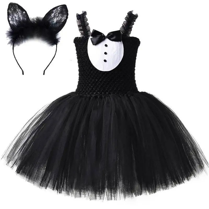 White Black Cat Tutu Dress for - огляд і ціна Baby Clothing For Girls