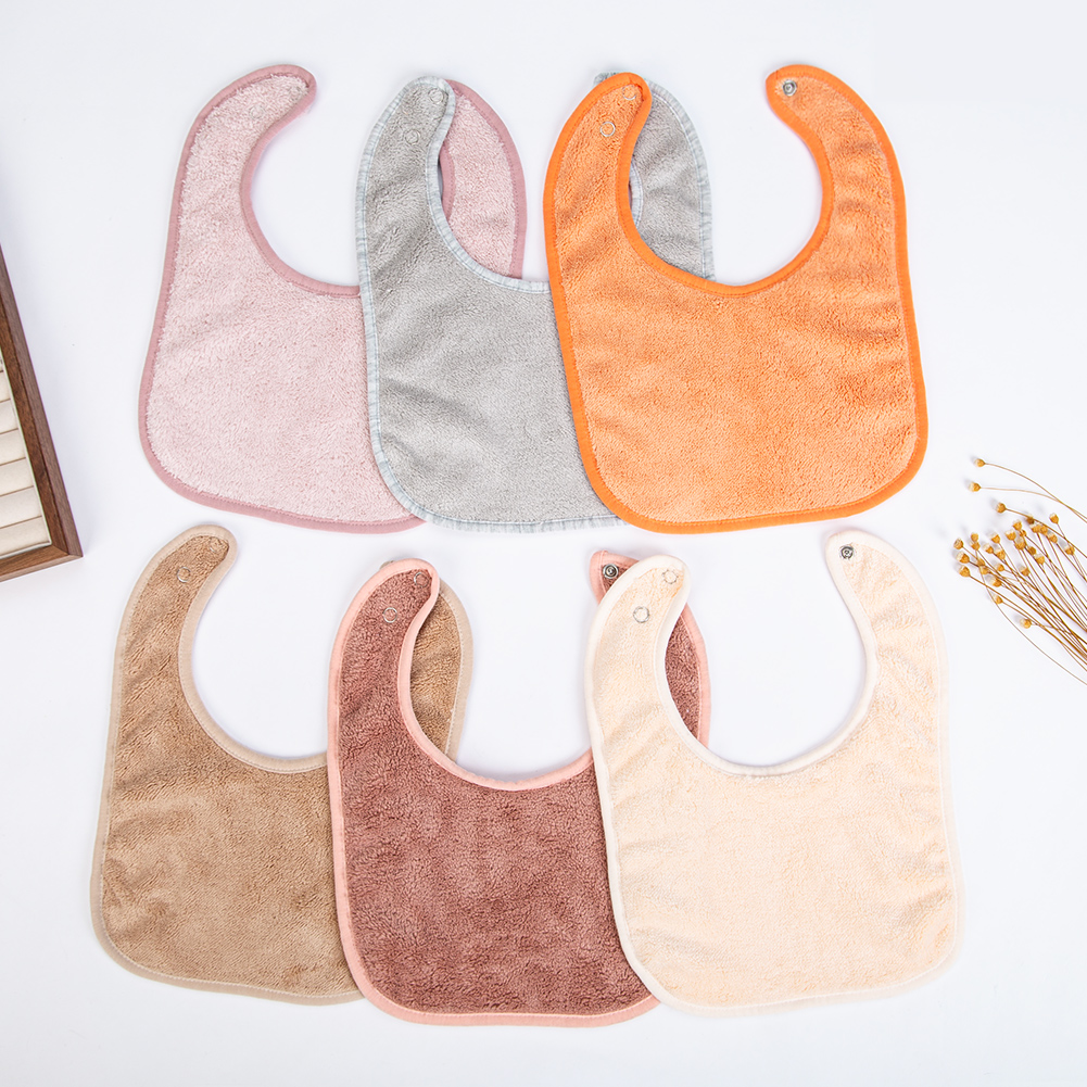 Solid Terry Towel Baby Bibs Sw - огляд і ціна Baby Clothing Korea