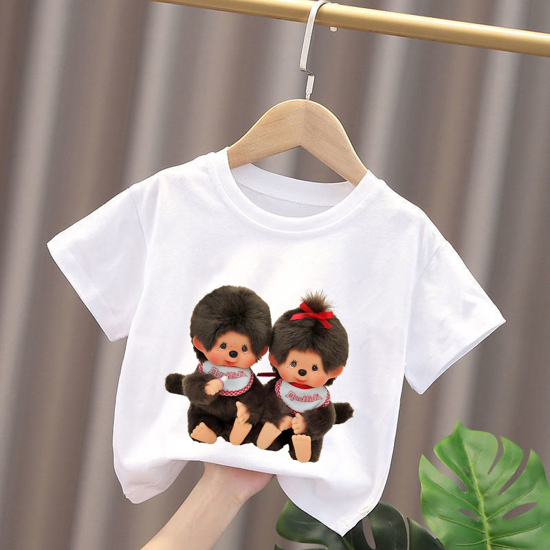 Monchhichi Kids T-shirts Anime - огляд і ціна Baby Clothing For Girls