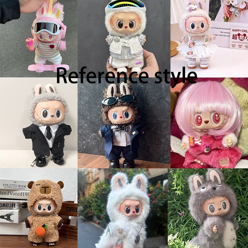 15 17cm For Labubu Doll Blind  - огляд і ціна Baby Clothing Winter