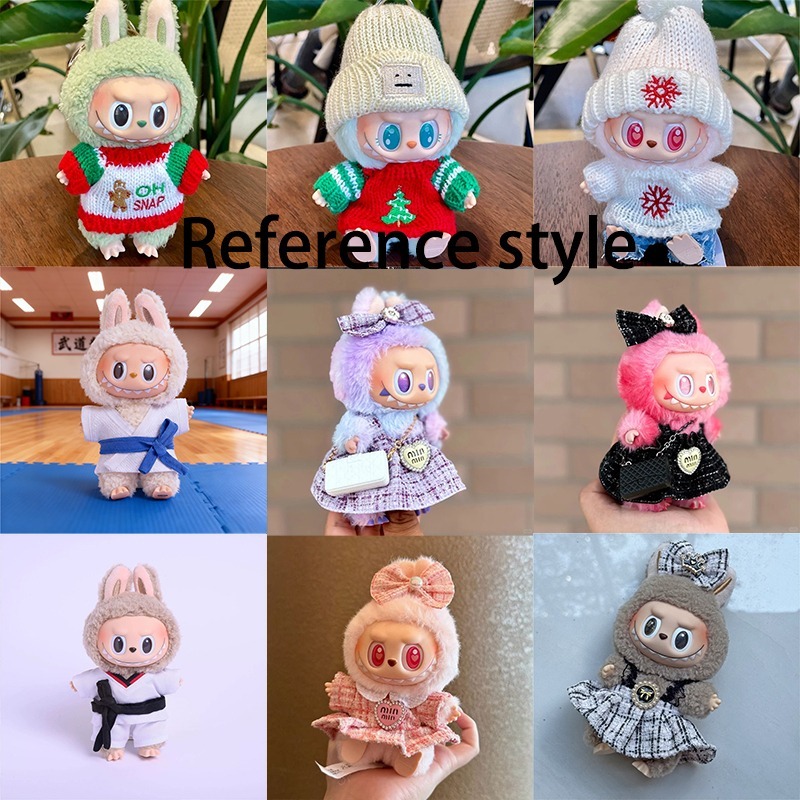 15 17cm For Labubu Doll Blind  - огляд і ціна Baby Clothing Winter