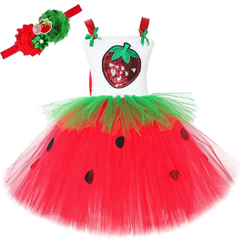 Sparkle Strawberry Costume for - огляд і ціна Baby Clothing For Girls