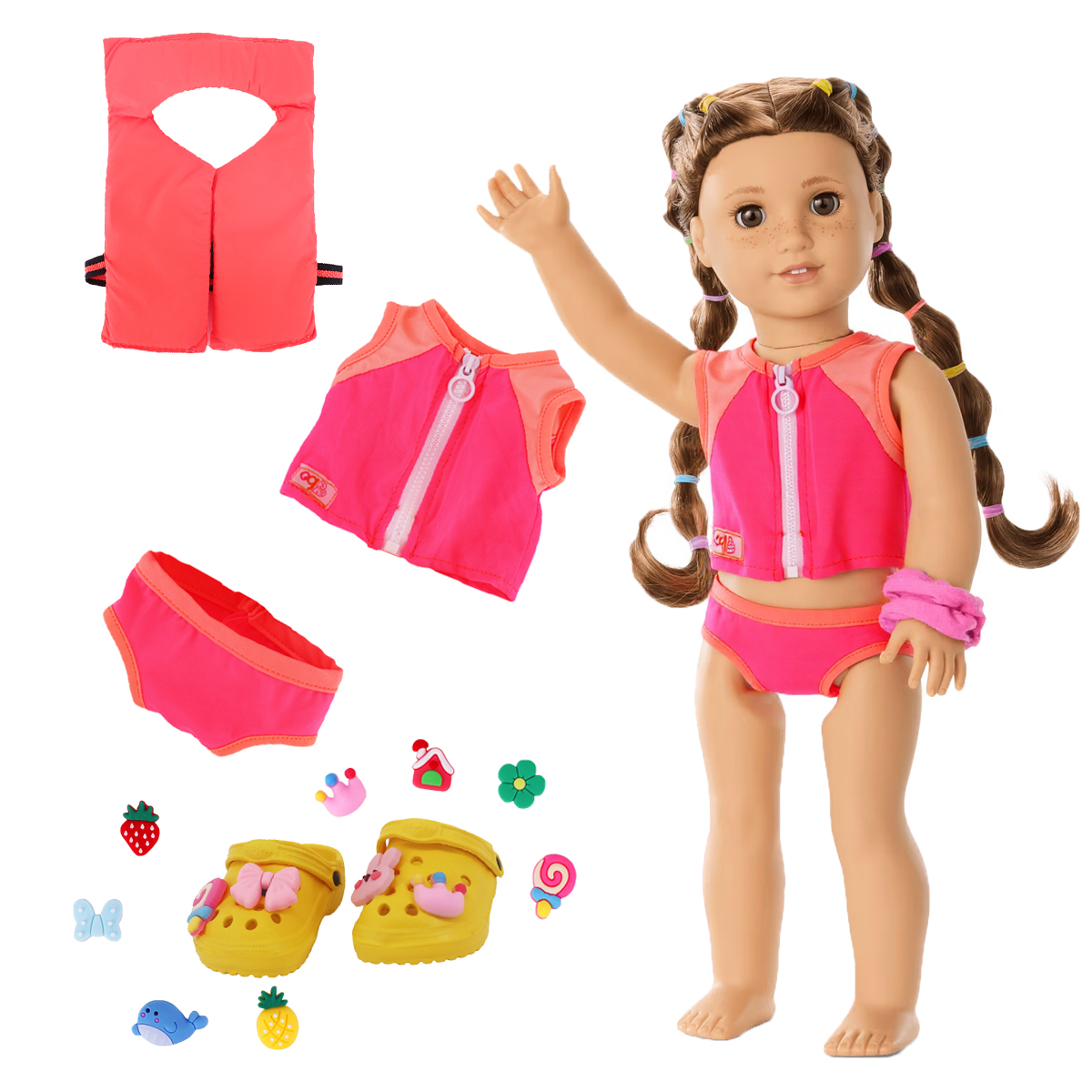 Head Flower Swimsuit Fish Scal - огляд і ціна Baby Clothing For Girls
