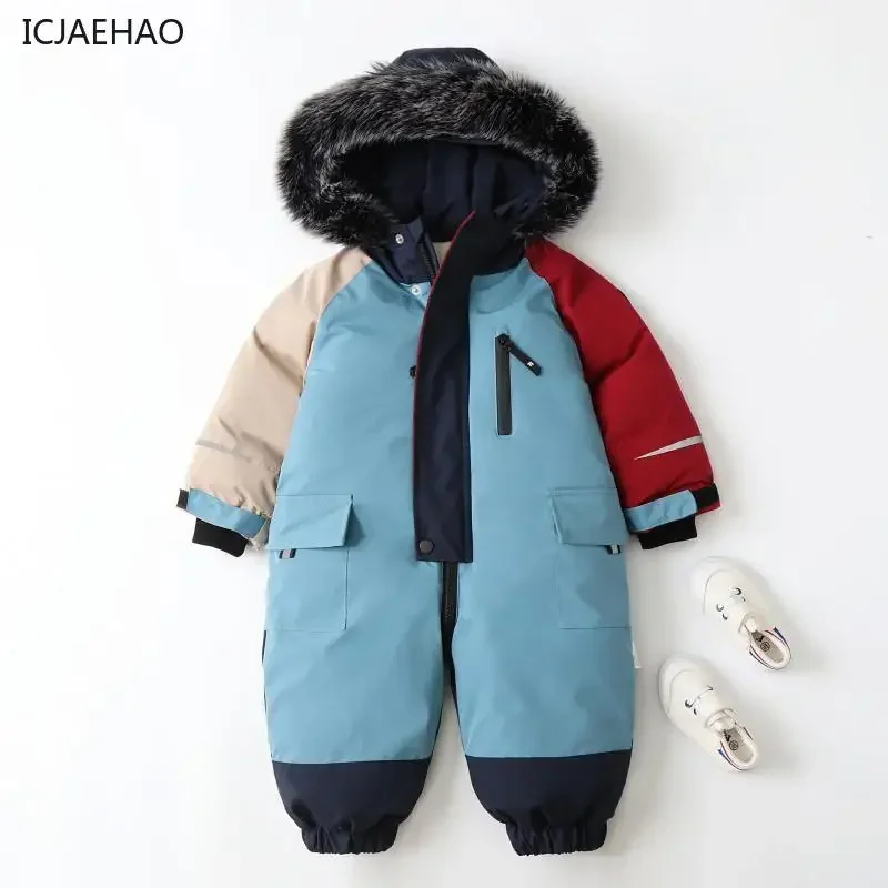 2025 Children Jumpsuits Thick  - огляд і ціна Baby Clothing Winter