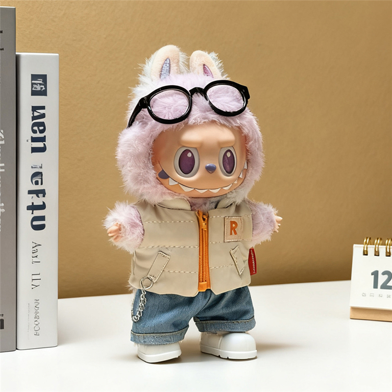 For 15 17cm Labubu Doll Solid  - огляд і ціна Baby Clothing Winter