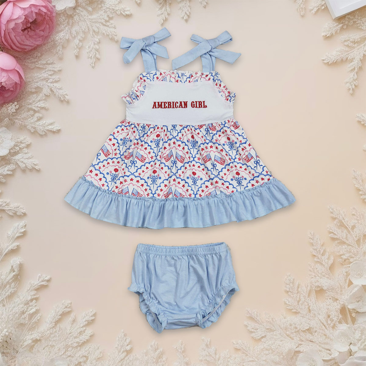 Baby Girls Toddler Set Embroid - огляд і ціна Baby Clothing Wholesale