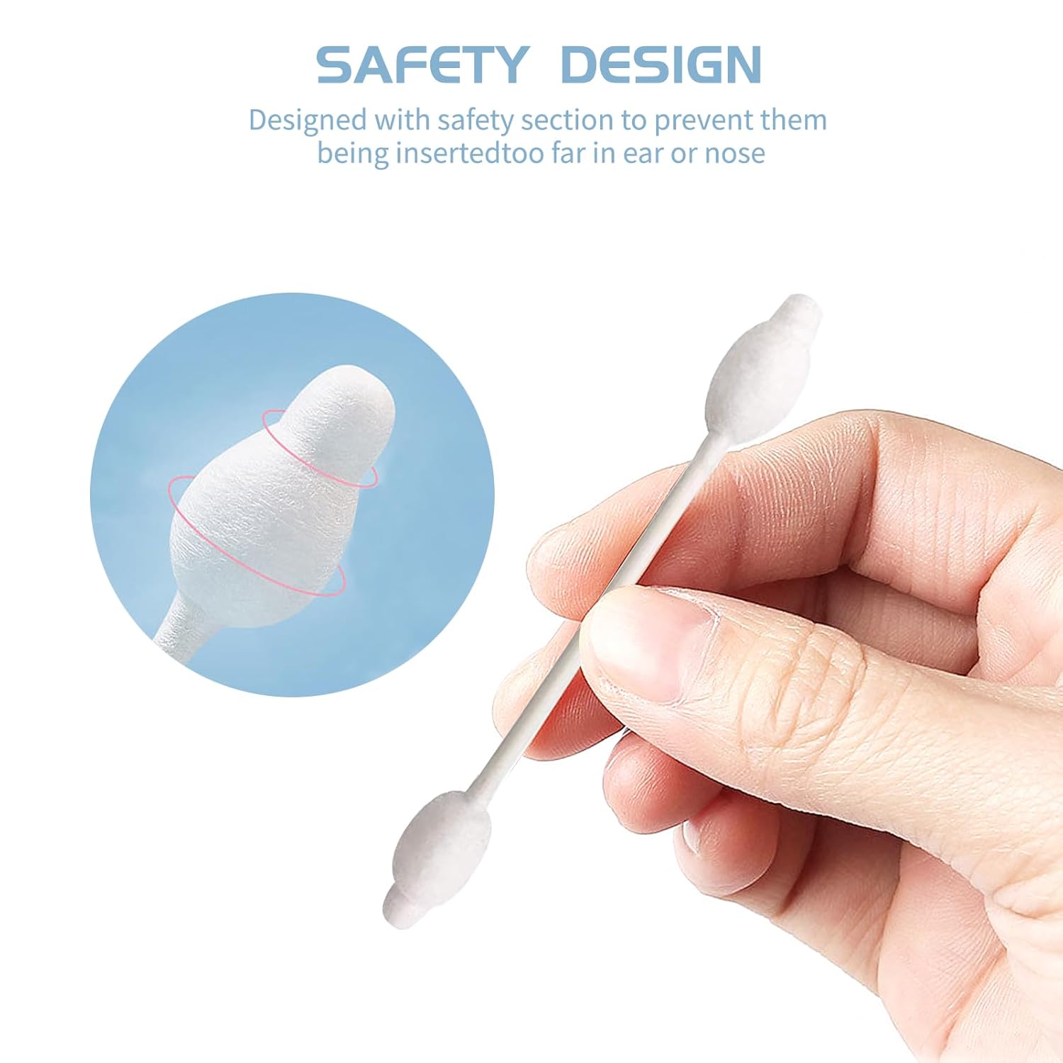 Safety Cotton Swabs with Large - огляд і ціна Baby Xl