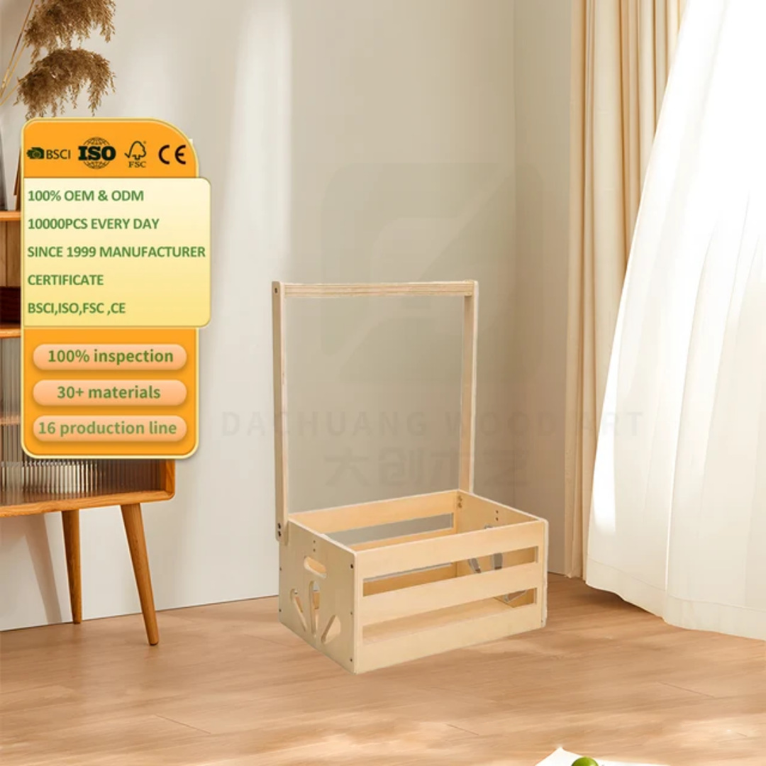 Wooden Baby Shower Crate Close - огляд і ціна Baby Clothes Organiser