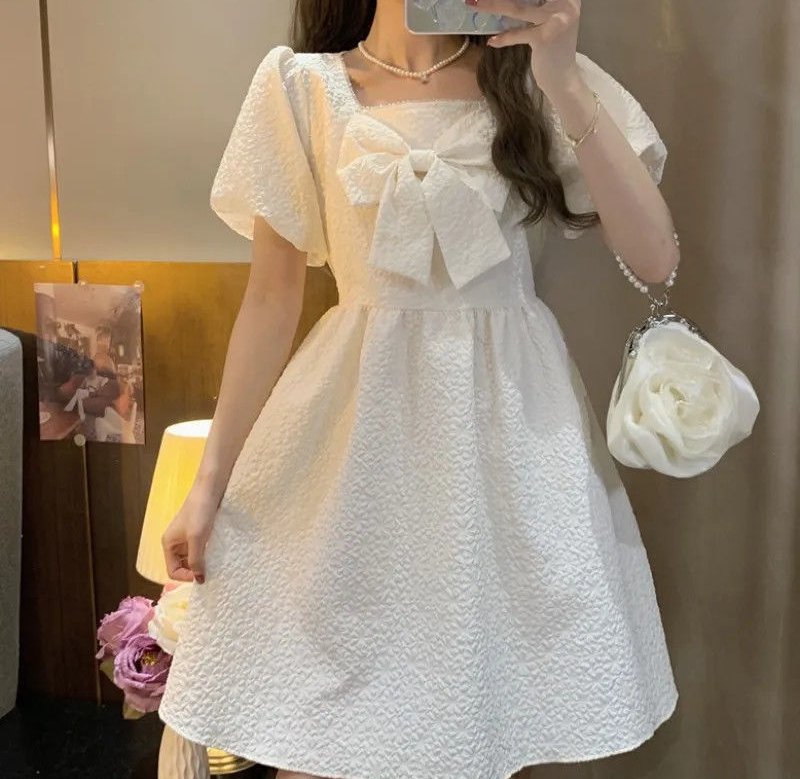 Casual Puff Sleeve Fairy Dress - огляд і ціна Baby X Clothing